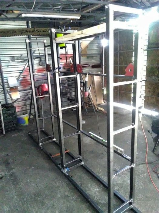 Raft stil industrial.Blat lemn natur. NEGRU MAT -mode 13