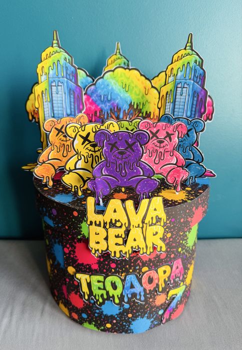 Картонена торта Лава Беар Lava Bear