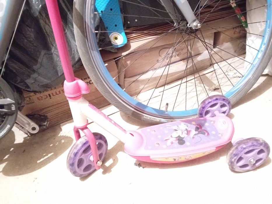 Детска тротинетка с 3 колела за момиче