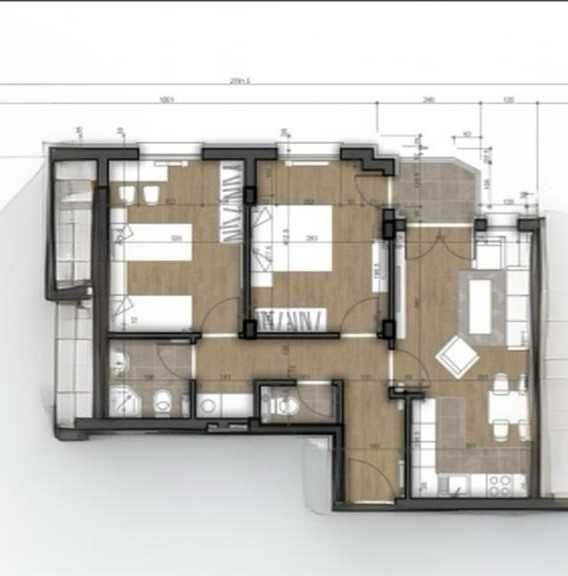 Продава се Тристаен апартамент в София, Левски В - 120 кв.м за 1651 €/кв.м - Снимка #1