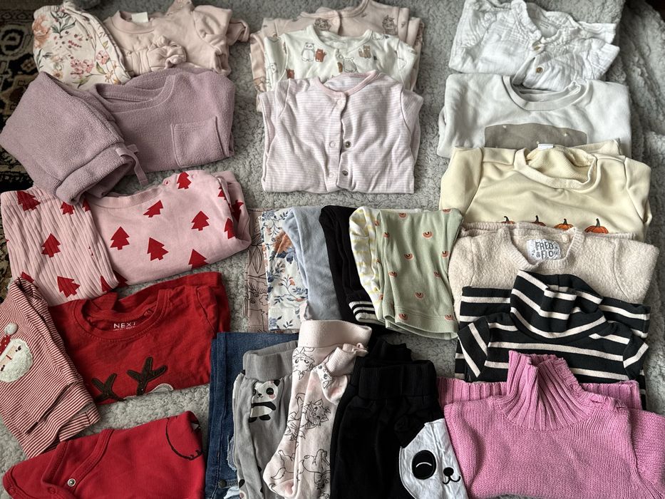 Лот с дрешки за момиче 9-12 месеца