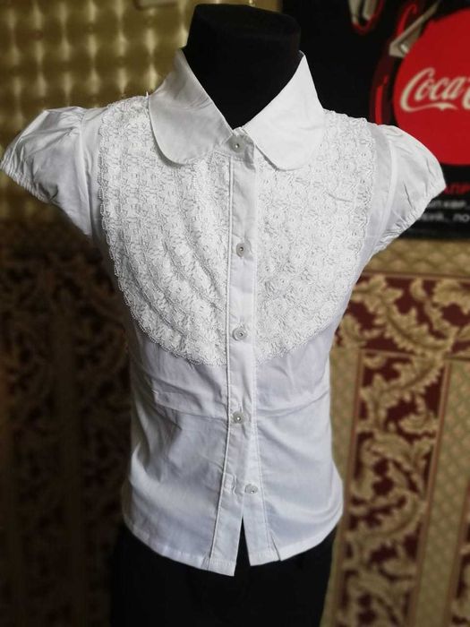 Блузка в школу девочке