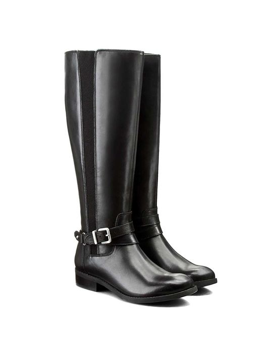 Високи есенни/зимни дамски ботуши Clarks