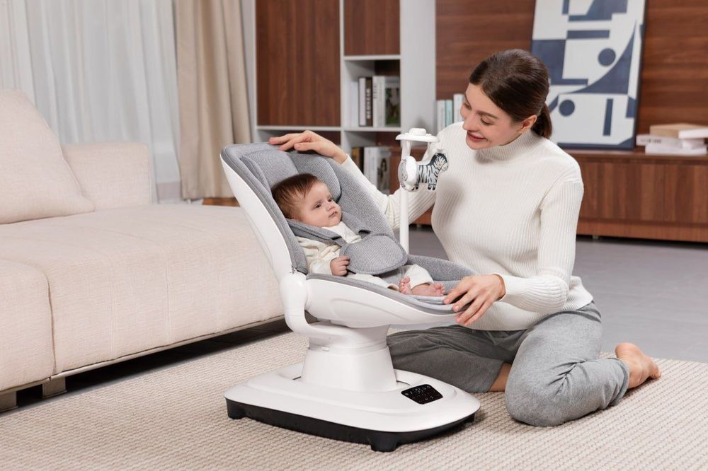 Люлька Электрокачели с успокаивающим укачиванием