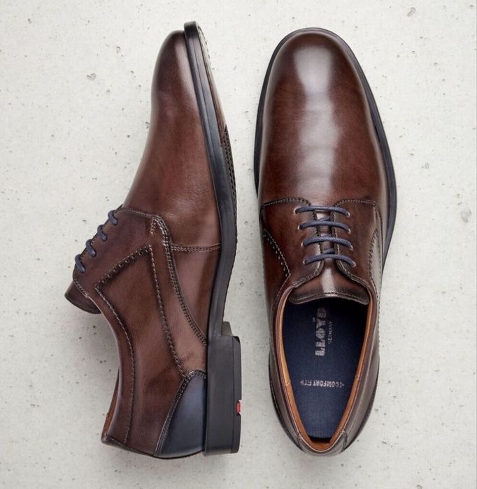 LLOYD Shoes ОРИГИНАЛНИ мъжки обувки/ естествена кожа - 42,5/27,5см