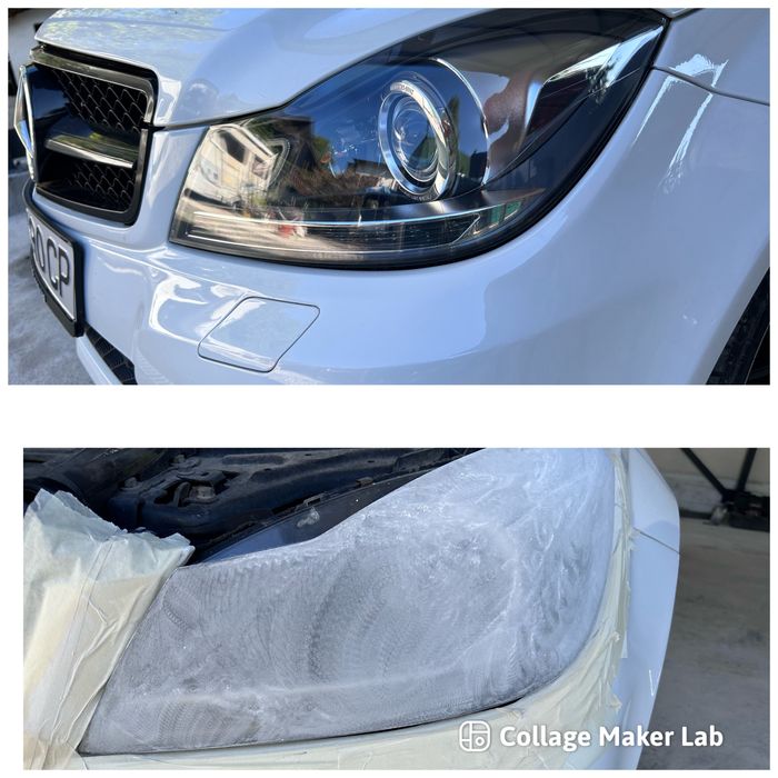 Полиране и пастиране на фарове и автомобили!Пране на автомобили