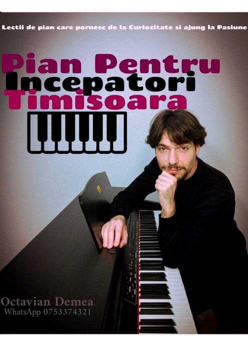 Meditații de pian începători Timișoara pentru adulți