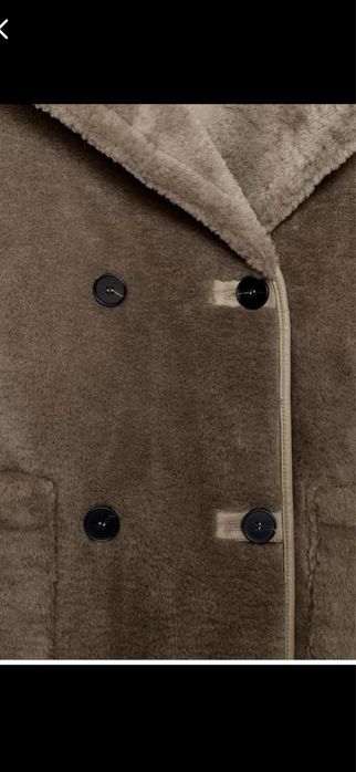 Даухстороняя дубленка Zara