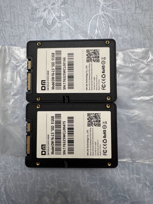 ssd 512gb new 100/100