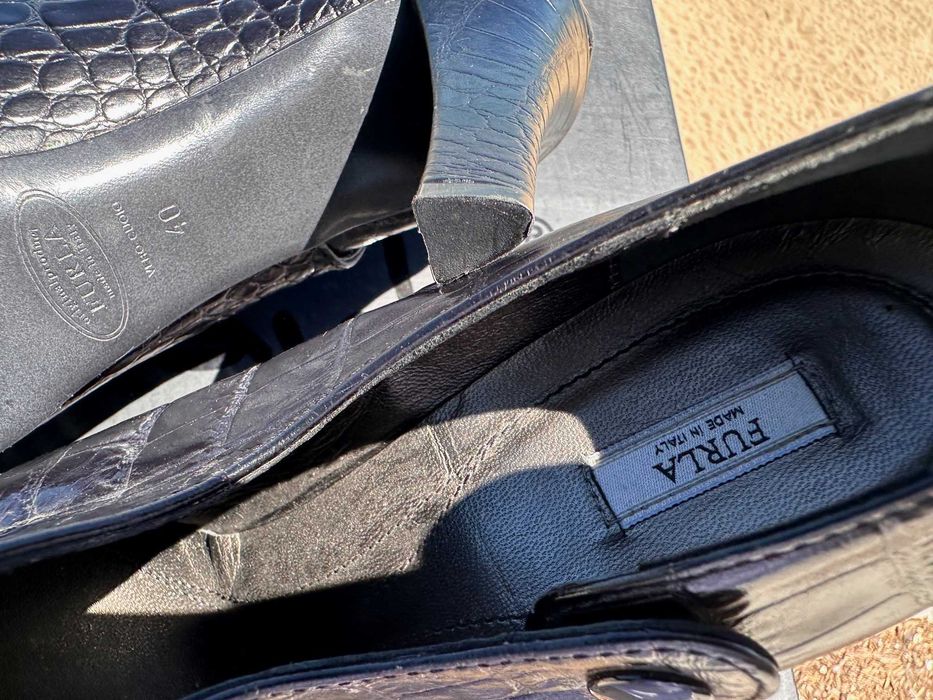 FURLA боти естествена кожа 40