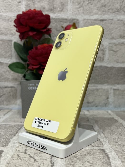  Carcasă iPhone 11 GALBEN (Originală) 