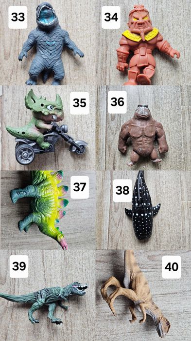 Детски играчки - динозаври,герои ,коли. Цени от 10 лв до 40 лв