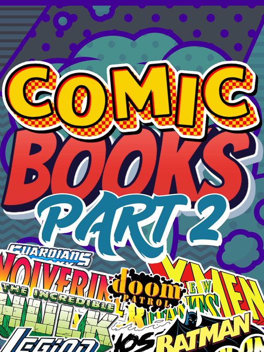 Comics Books / Комикси 2/2 - Punisher, X-Men, Hulk, Batman, Superman