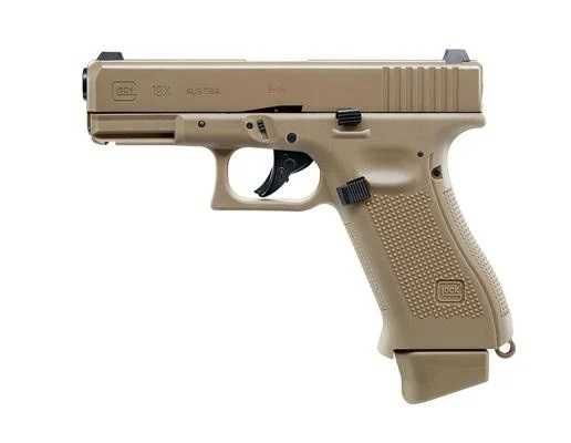 Pistol  airsoft GLOCK 19X COYOTE Blowback CO2 Licenta GLOCK