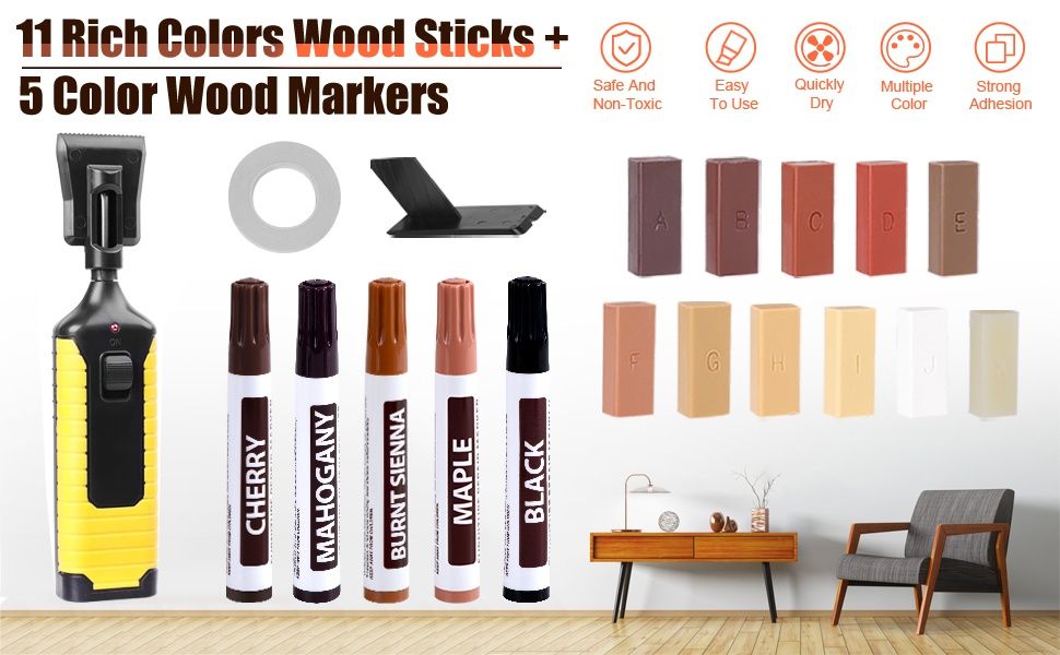 NYBQ Комплект за ремонт на ламинат и мебели