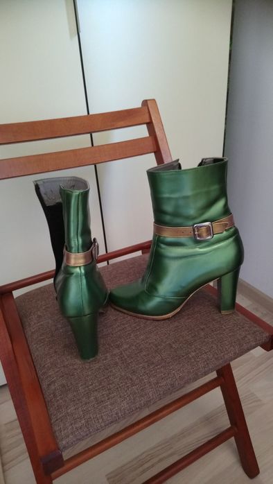 Borine verzi de piele naturala