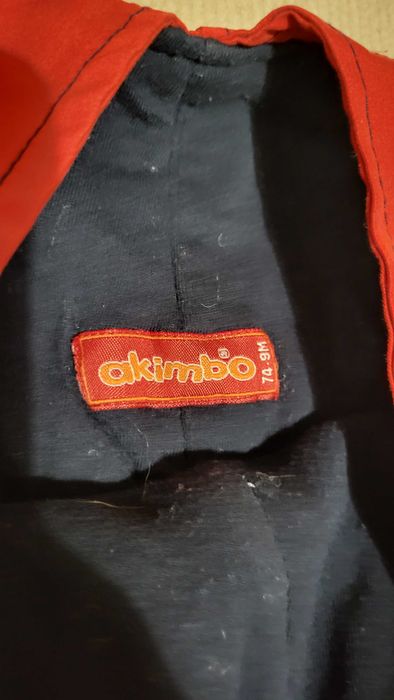 Pantaloni salopeta bebe Akimbo 9 luni (74 cm)