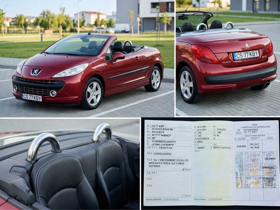 PEUGEOT 207 CC 2008 — imagine 3