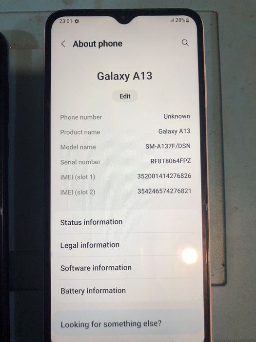 Vand  Galaxy A13 si Huawei Mate 10 Lite