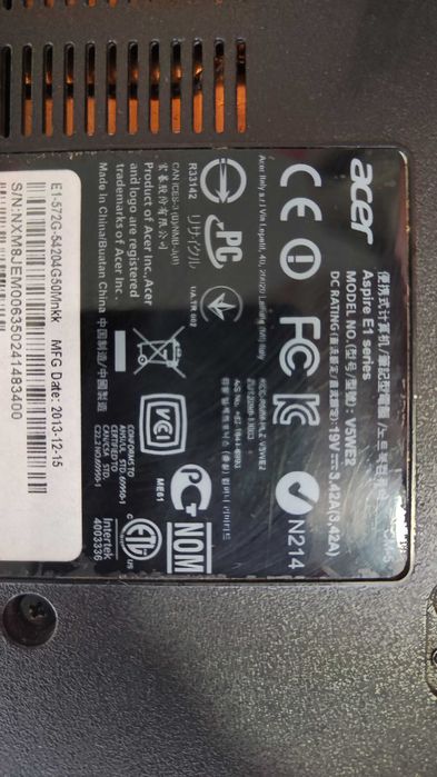 Распродажа ноутбуков Acer Aspire E1 Series V5WE2