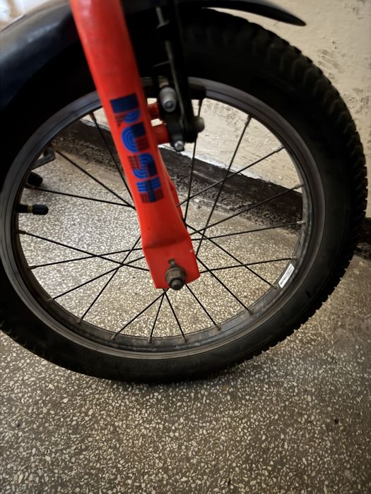 Детско колело  с помощни гуми DRAG RUSH 16"