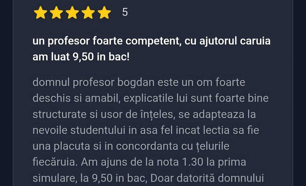 Meditatii BAC Logica - 100% Rata de Promovare - Fizic sau Online
