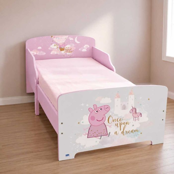 Детско легло Peppa Pig 140x70 см с ламелна основа