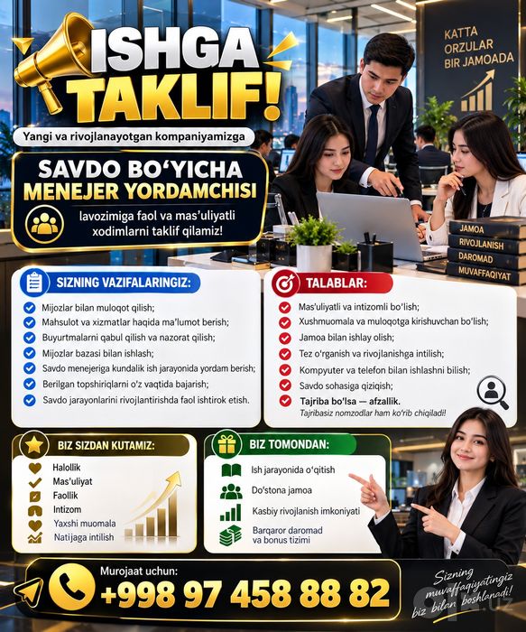 oʻz biznesingiz in biz bilan quring