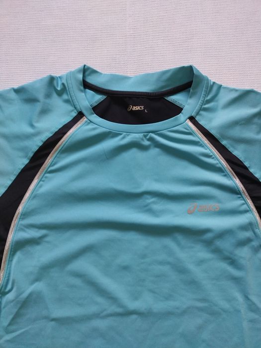 L. Asics. Alergat, fitness. Tricou damă