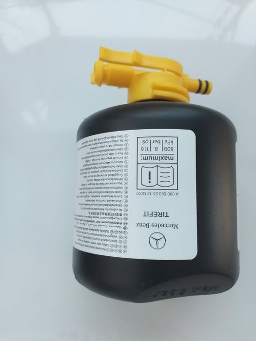 Kit pana Compresor auto umflat roti + solutie original Mercedes 180 w
