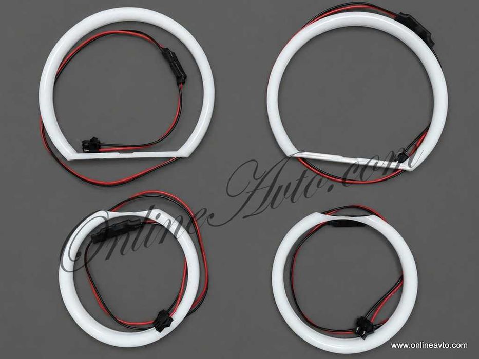 Cotton LED Angel Eyes-Ангелски очи BMW E60/E61 Преди Фейслифт Е60/Е61 Amber/Оранжеви