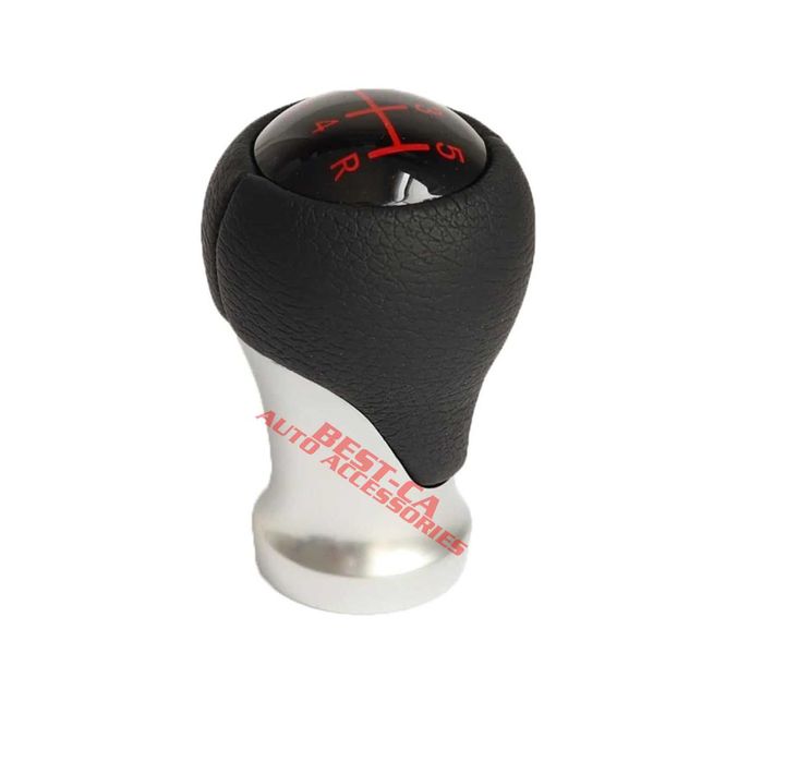 Кожена топка скоростен лост за Kia Picanto Rio (2011-2017) 5 скорости