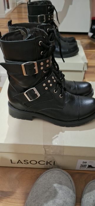 Bocanci dama din piele naturala, marimea 35