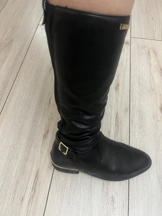 Сапоги кожаные весна/осень