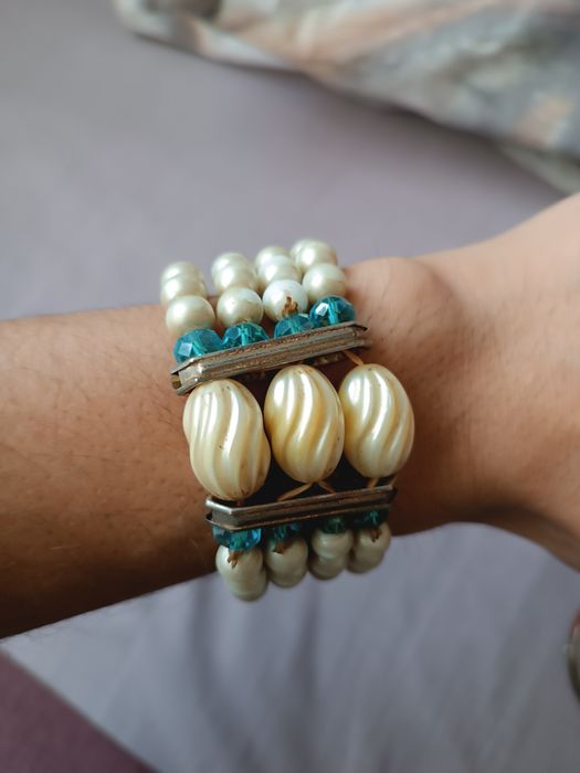 Бусы гранат СССР бижутерия