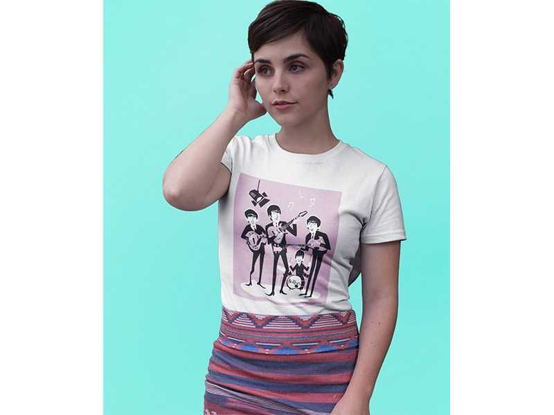 Тениски The Beatles 5 модела, всички размери