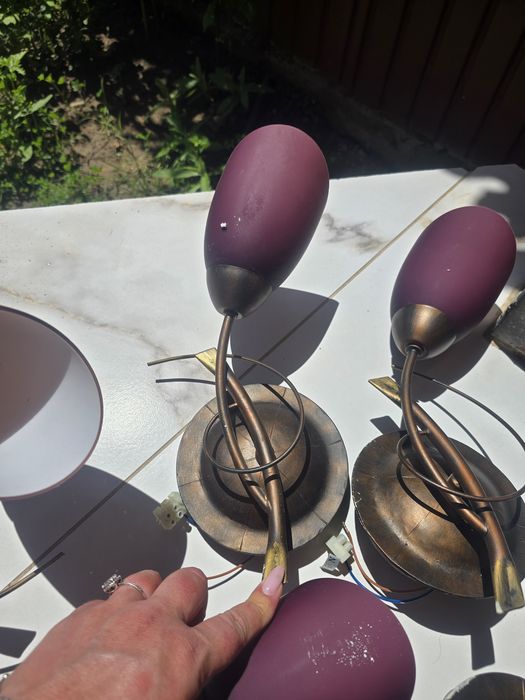 Set 2 lustre si 4 aplice de perete