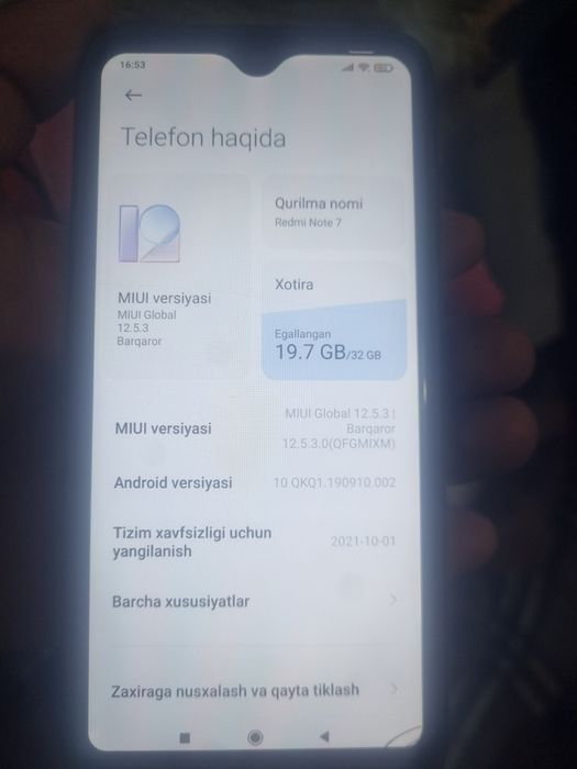 Redmi note 7 sotiladi