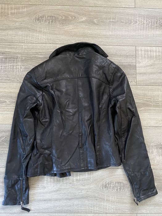 Geacă piele Stradivarius (M)