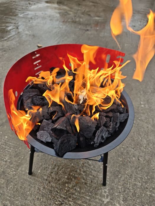 Gratar pe carbuni portabil +CADOU o boxa portabila!