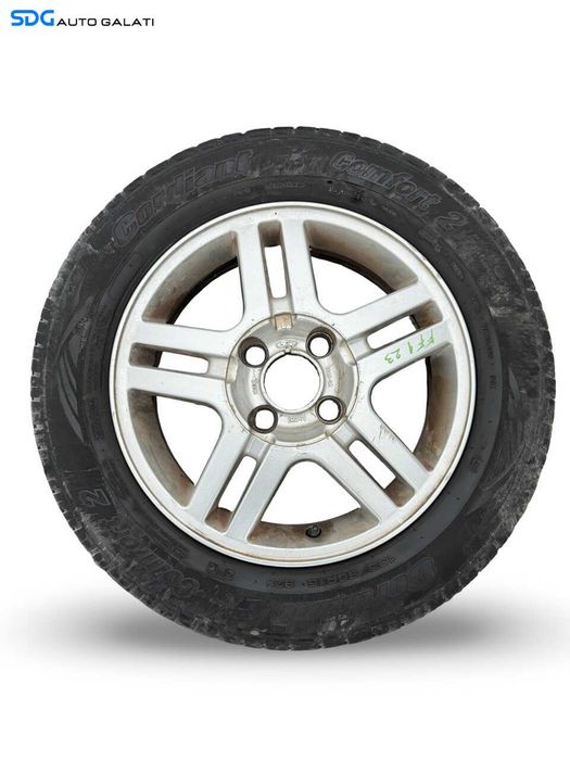 Set 4 Jante Janta Roata Roti Aluminiu 195 60 15 R15 Ford Fiesta 5 2002 - 2008 (6Jx15H2 ET 52,5 98AB-DA) [JNT0010]