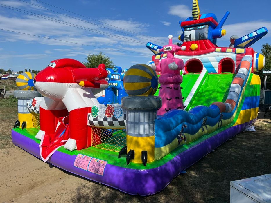 Батут надувной новый