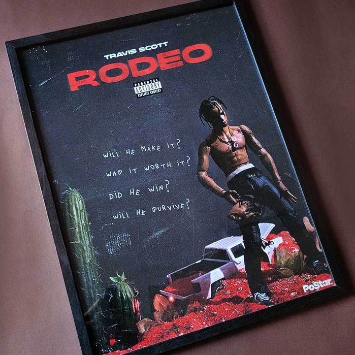Постери на Travis Scott /с рамка/