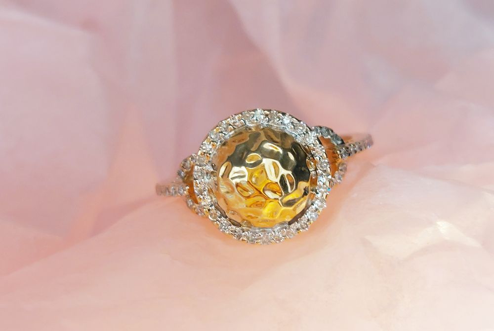 Оригинальное золотое кольцо