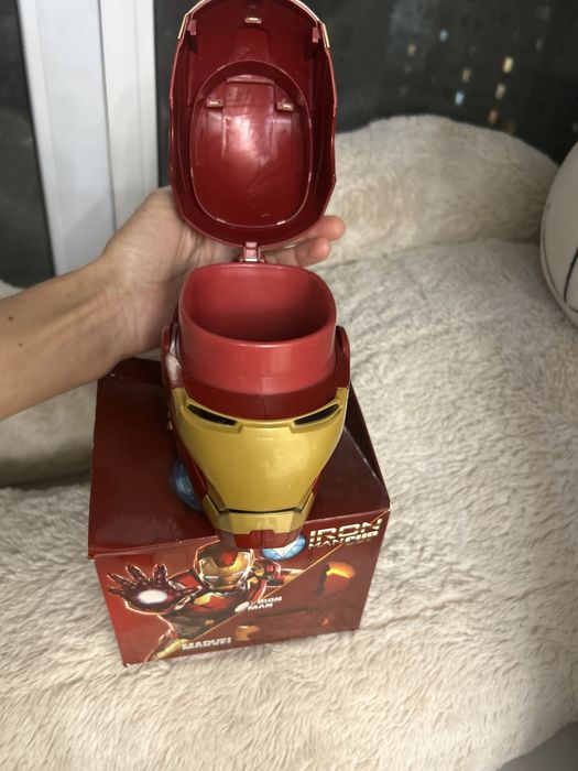 Стакан  iron man marvel пластик