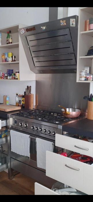 Masina de gatit mixta Smeg Opera CS19-5 inox estetica argintie 90 cm