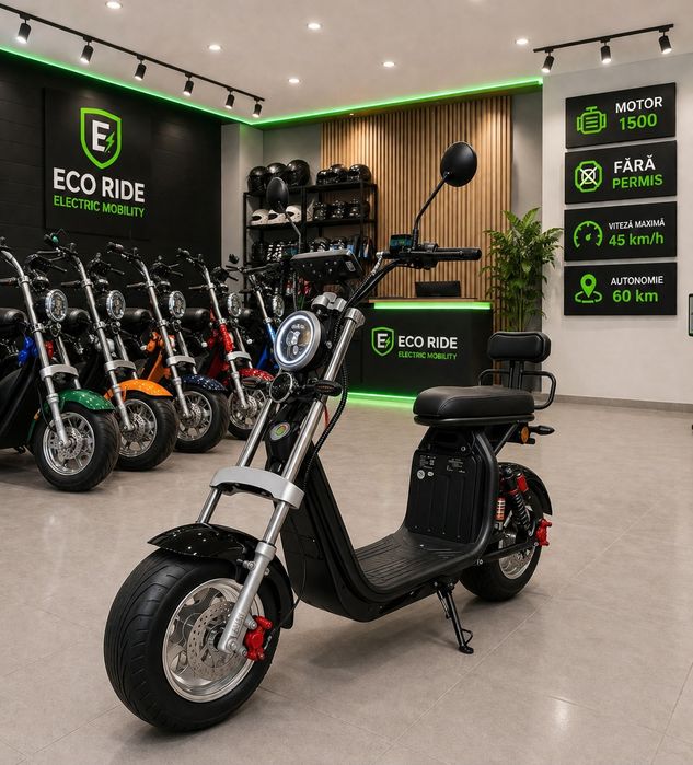 Scuter electric/Scuter Harley City black