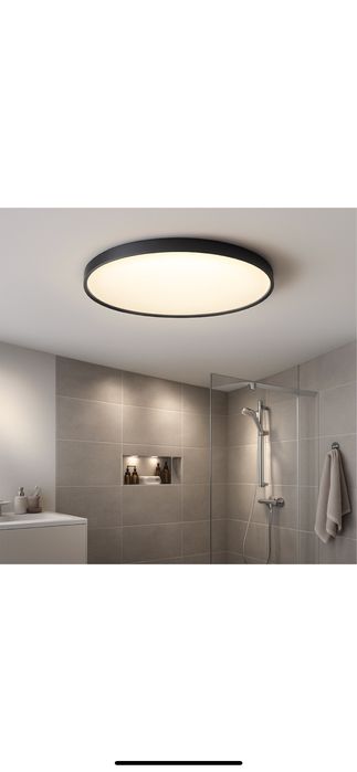 Plafoniera LED Philips CL200 Black, 10W, 24 cm, IP44