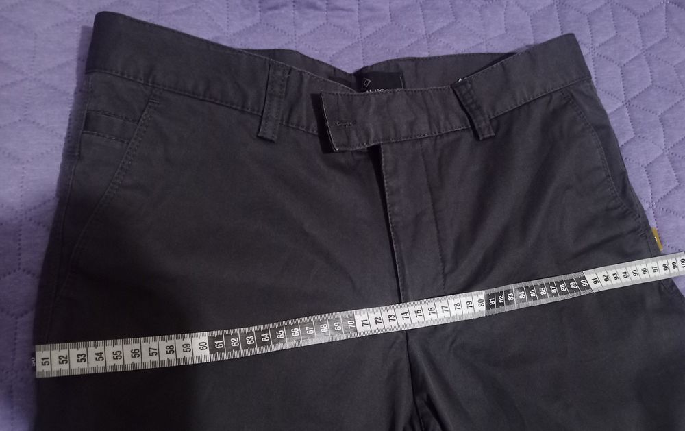 Pantaloni bărbați subțiri din bumbac NOl