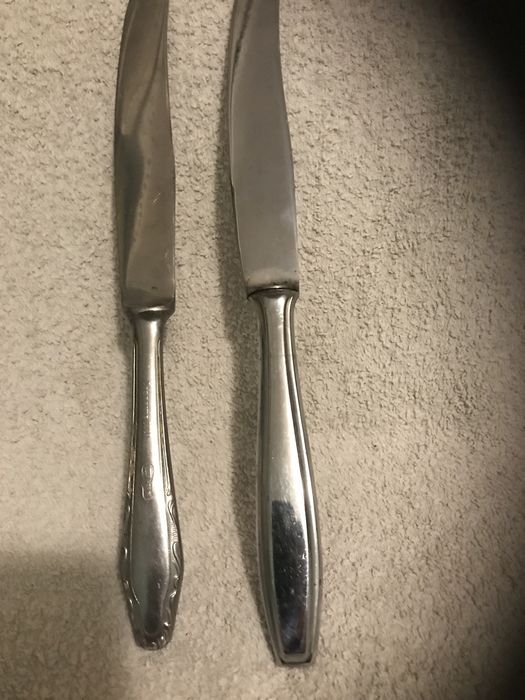 Прибори за хранене--Ретро от  1972 г--СССР--НОВИ-неръждавейка